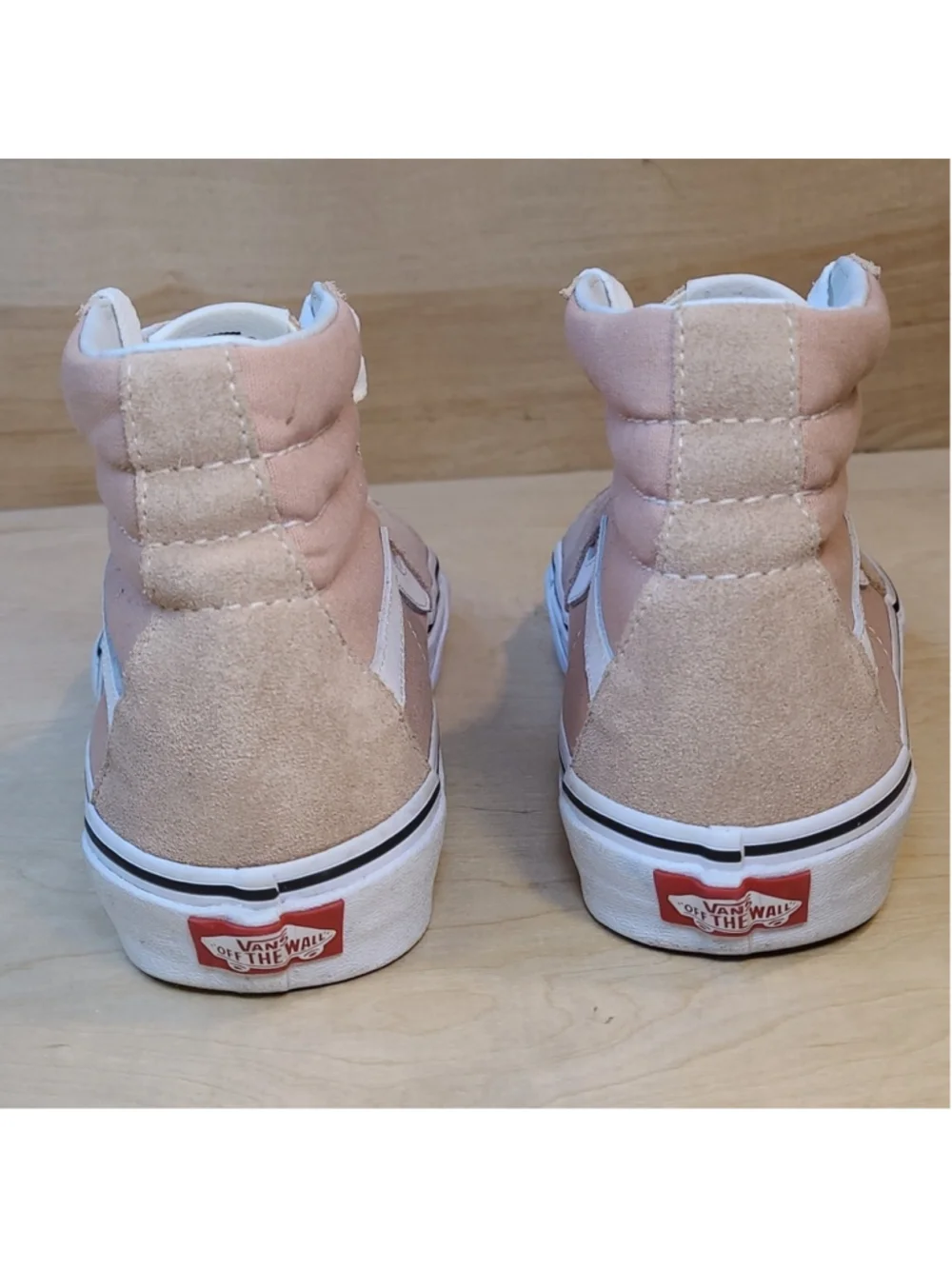 Vans Sk8-Hi Size 8 Mens/9.5 Womens Peach Colored Skate Shoes